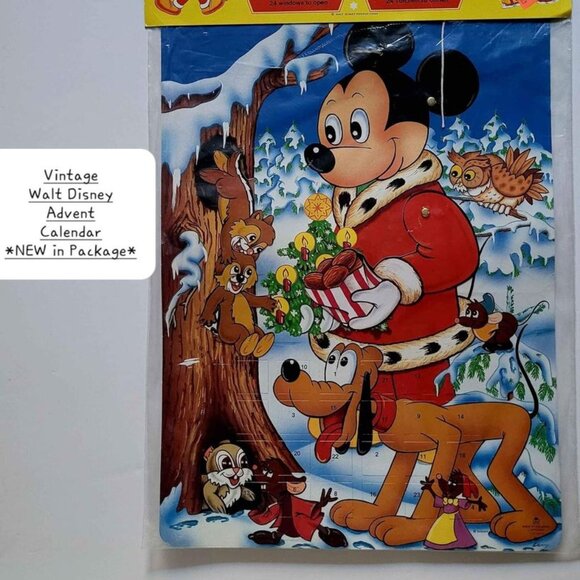 Vintage Walt Disney Advent Calendar *NEW in Package* - Picture 2 of 5